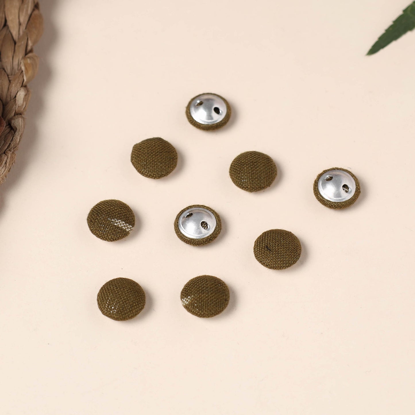 Buttonbaaz Handmade Fabric Button Small