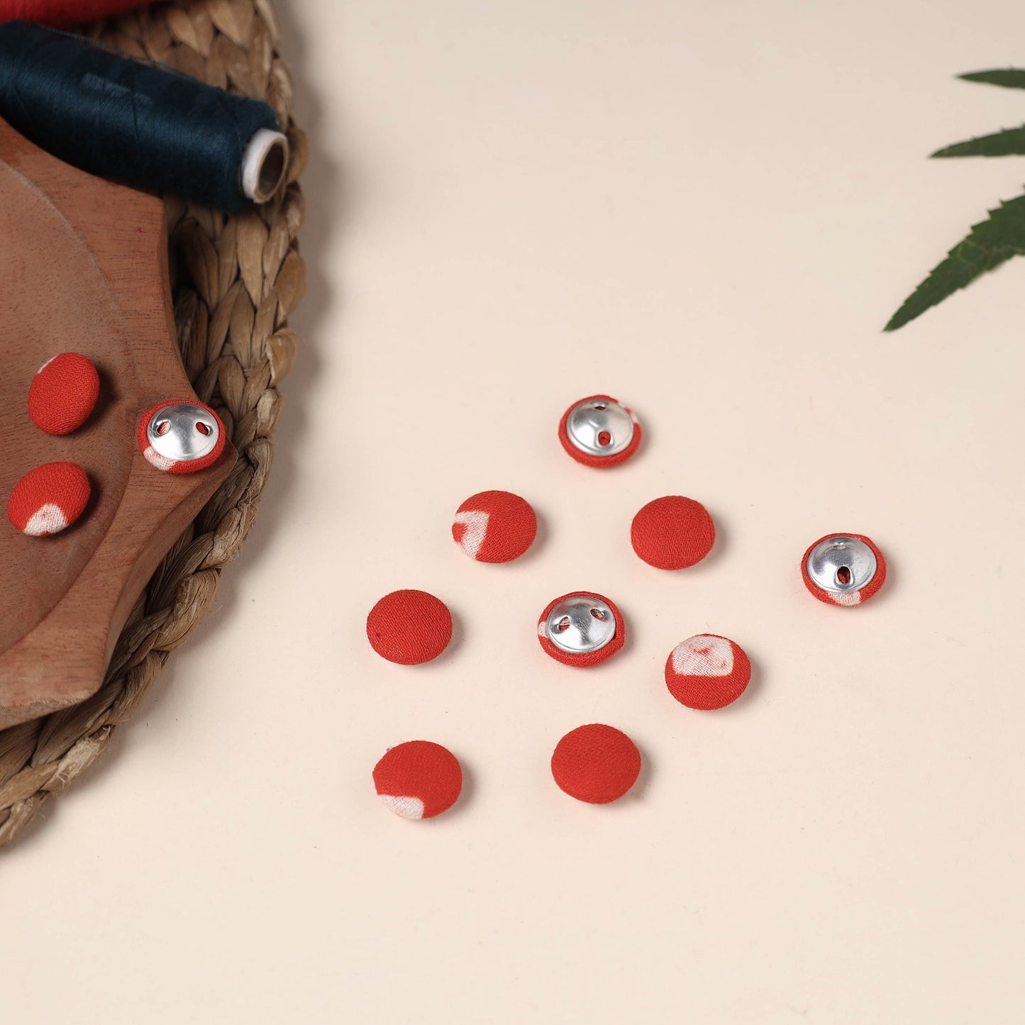 Buttonbaaz Handmade Fabric Button Small