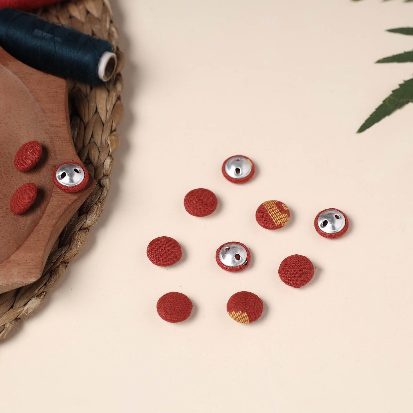 Buttonbaaz Handmade Fabric Button Small