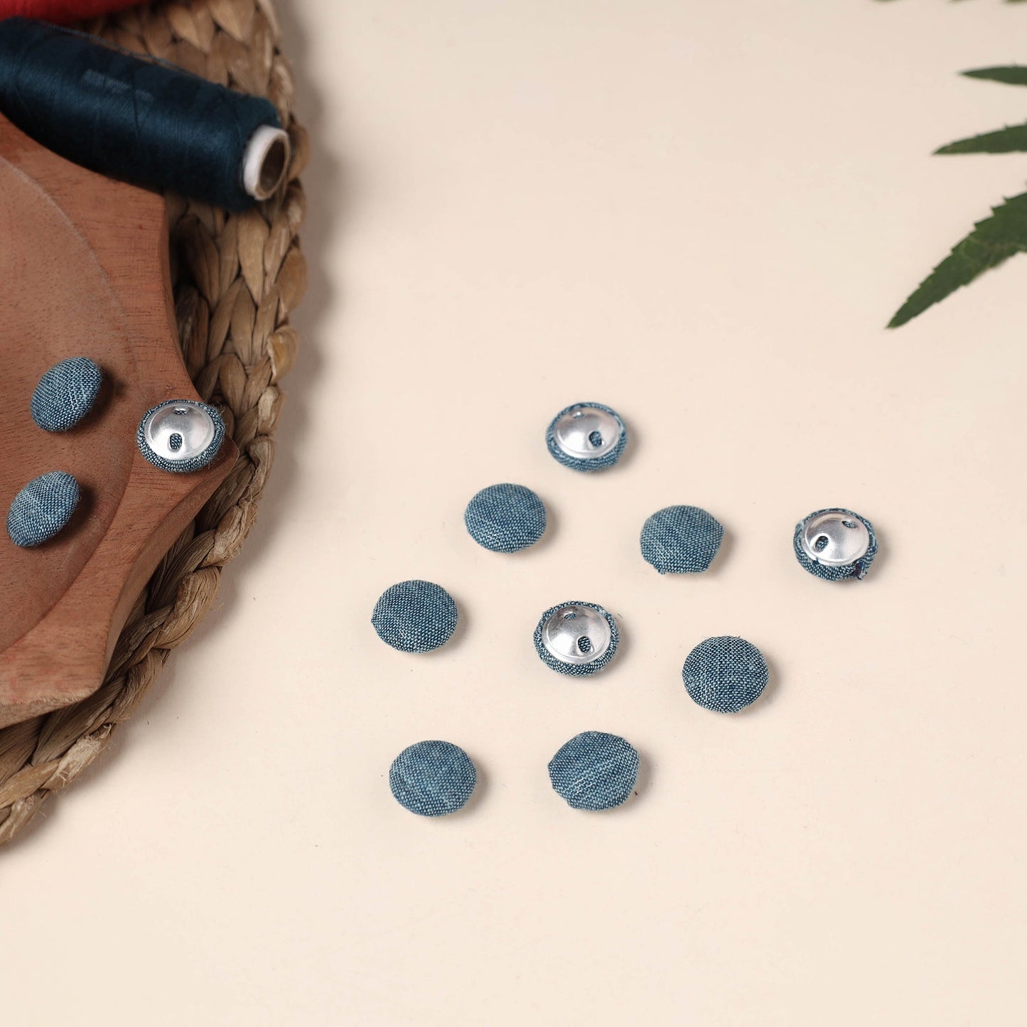 Buttonbaaz Handmade Fabric Button Small