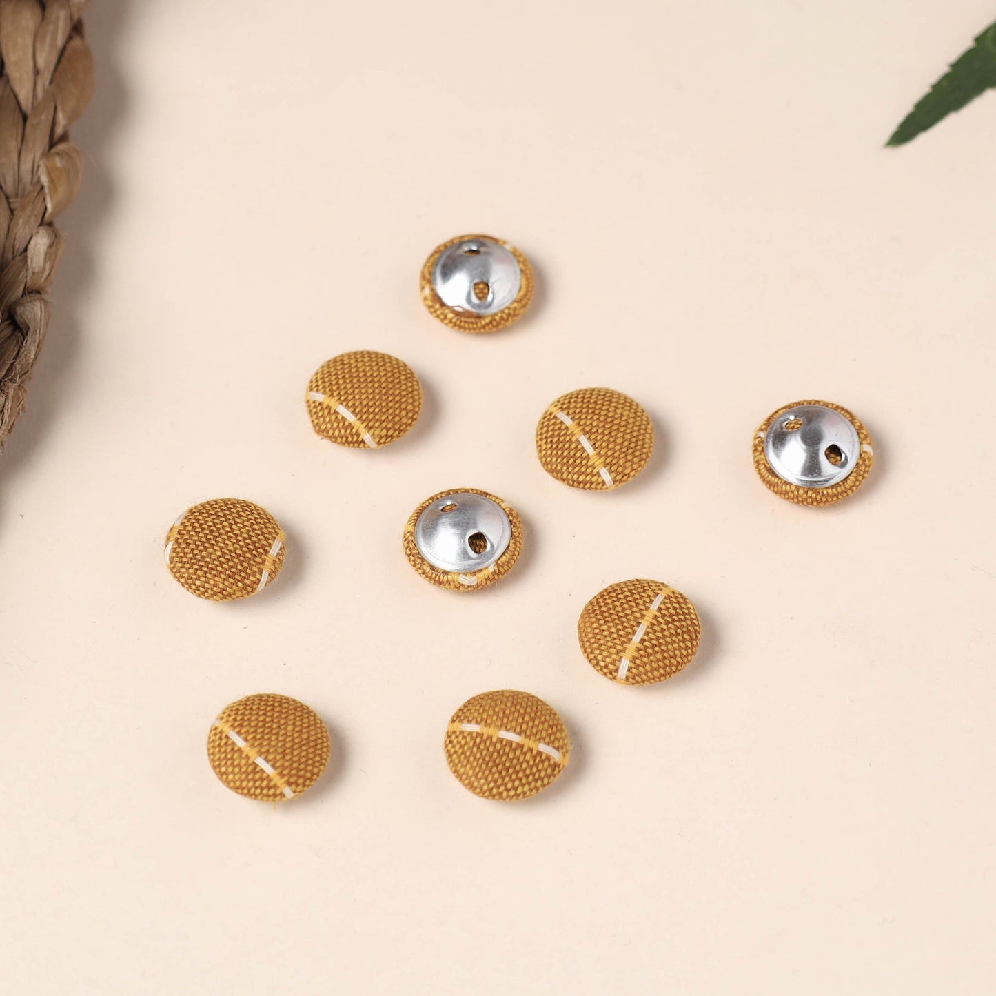 Buttonbaaz Handmade Fabric Button Small