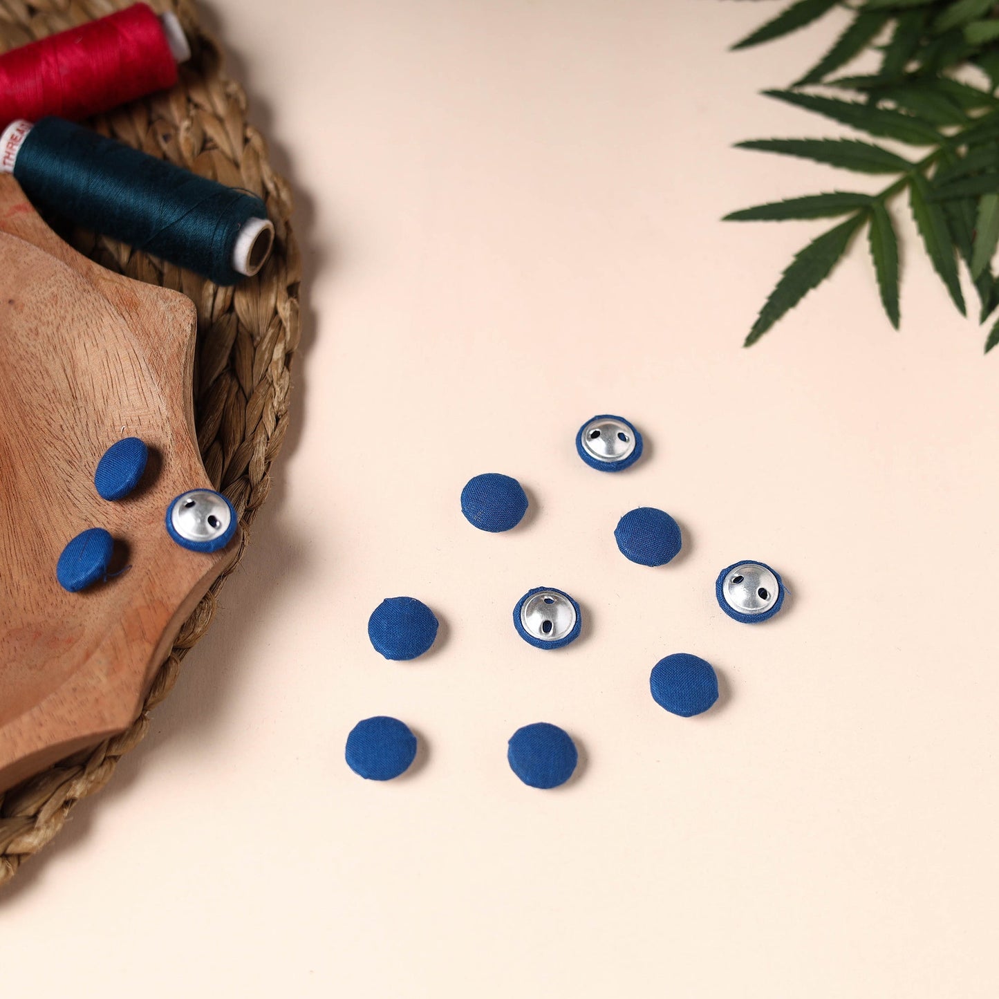 Buttonbaaz Handmade Fabric Button Small