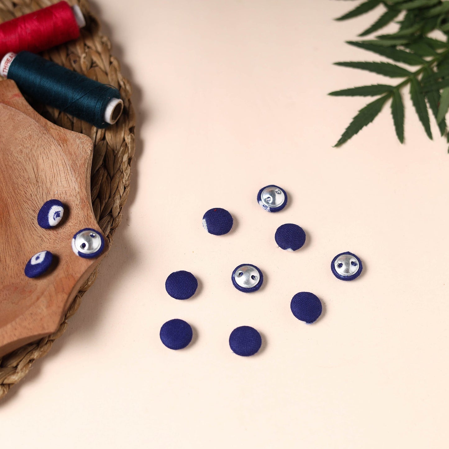 Buttonbaaz Handmade Fabric Button Small