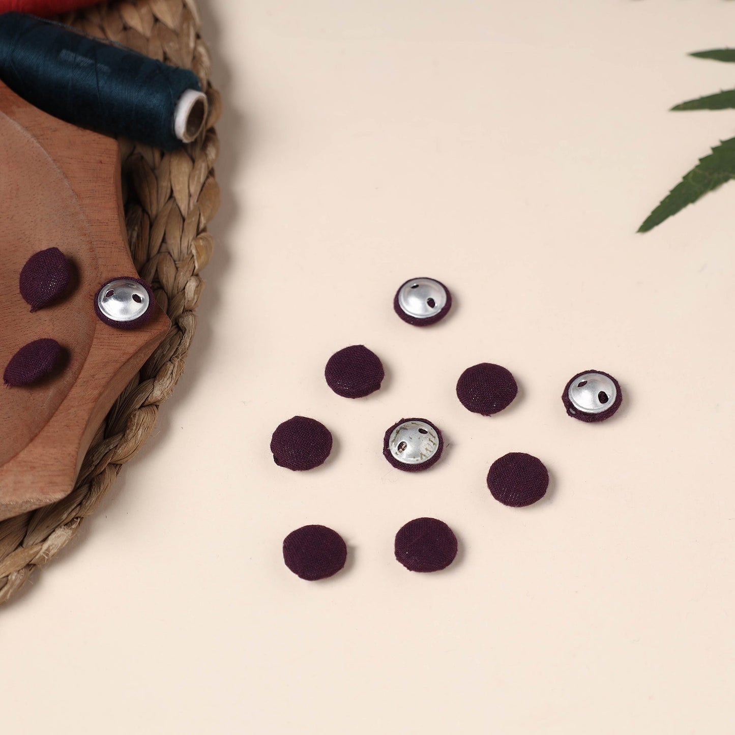 Buttonbaaz Handmade Fabric Button Small