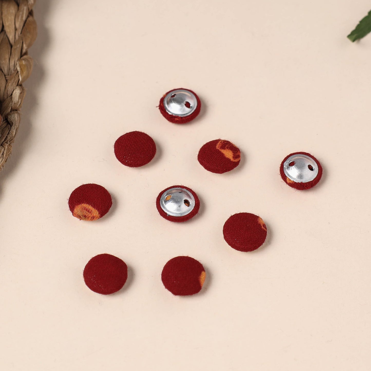 Buttonbaaz Handmade Fabric Button Small