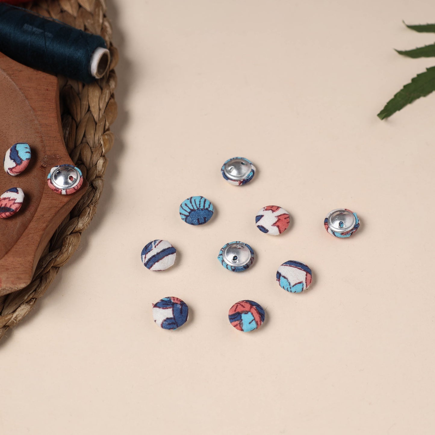 Buttonbaaz Handmade Fabric Button Small