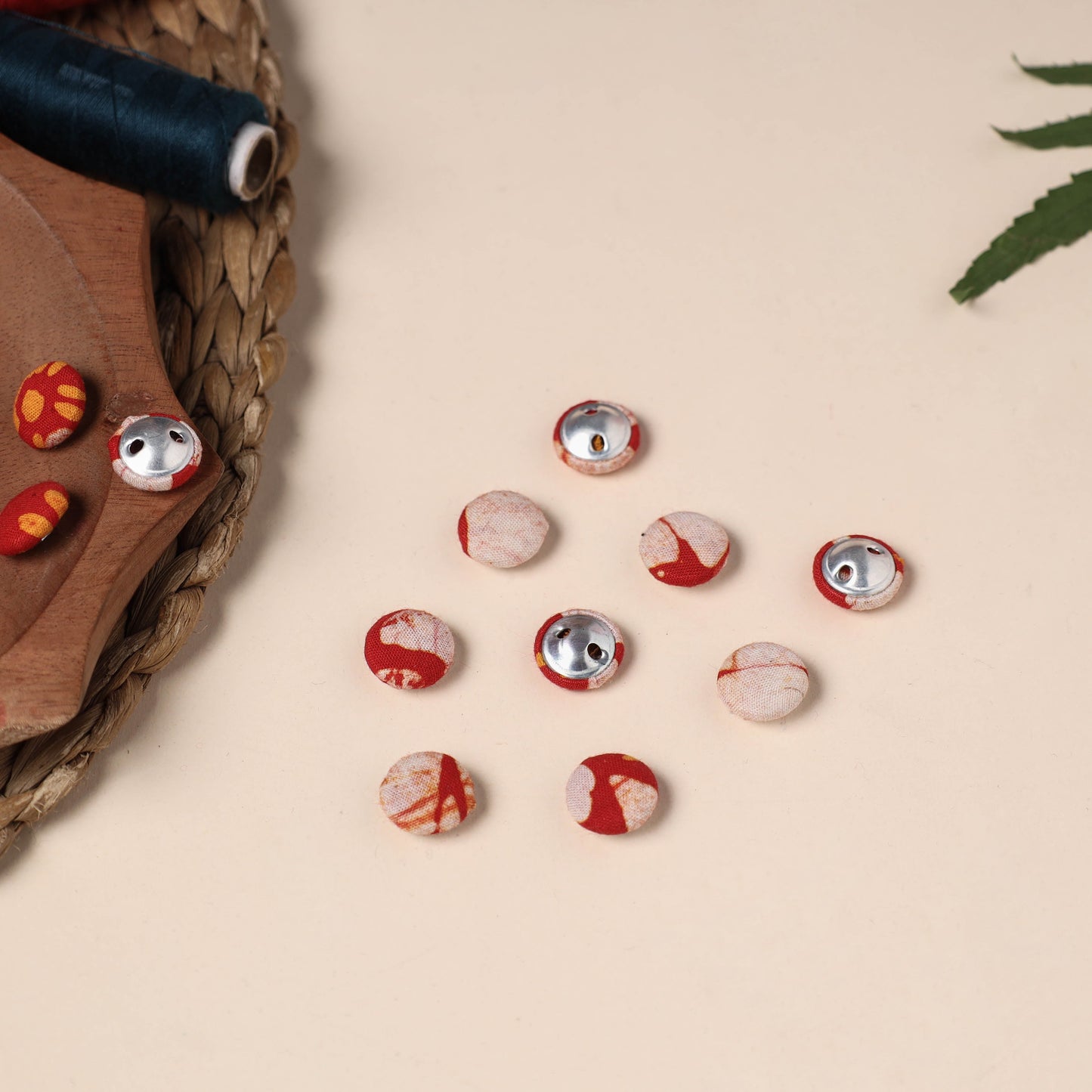 Buttonbaaz Handmade Fabric Button Small