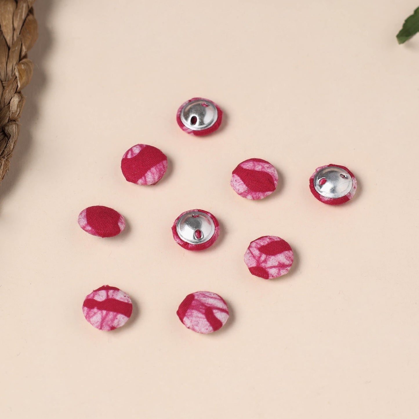 Buttonbaaz Handmade Fabric Button Small