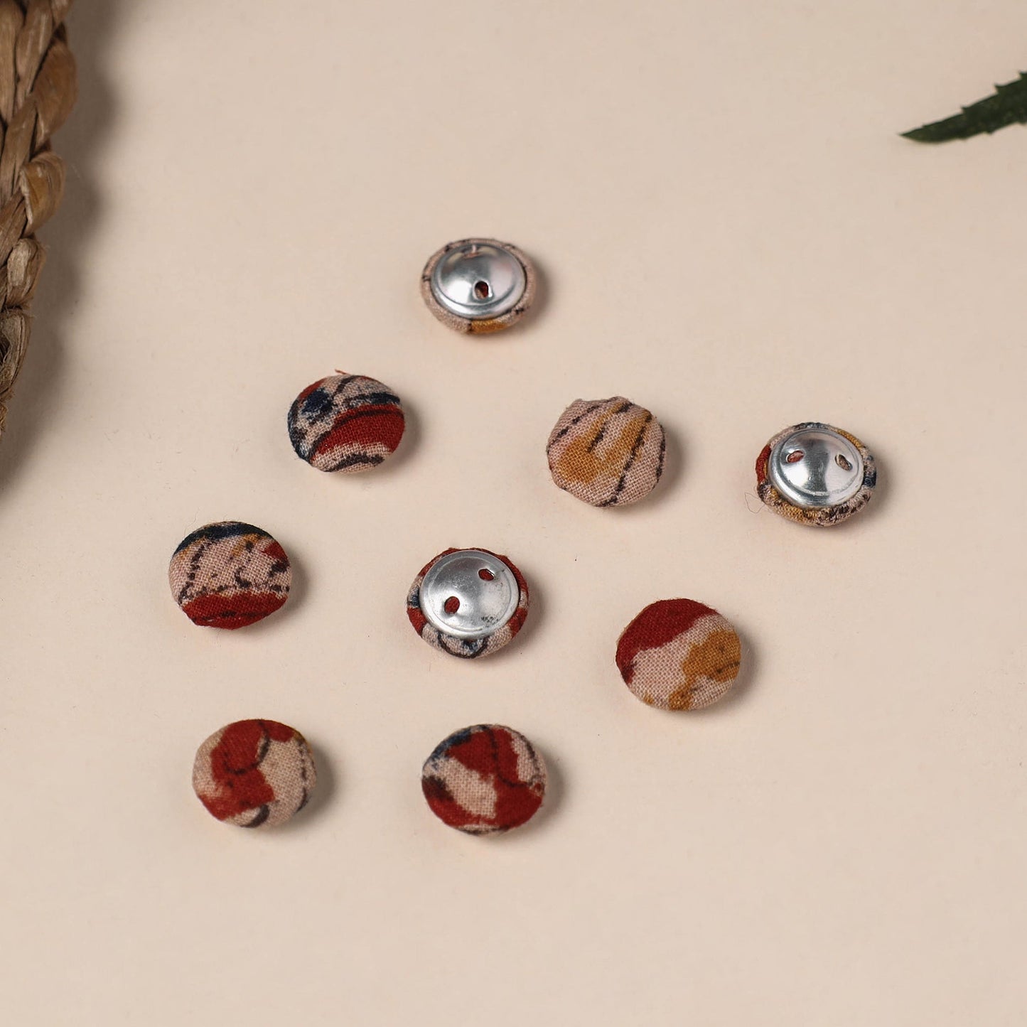 Buttonbaaz Handmade Fabric Button Small