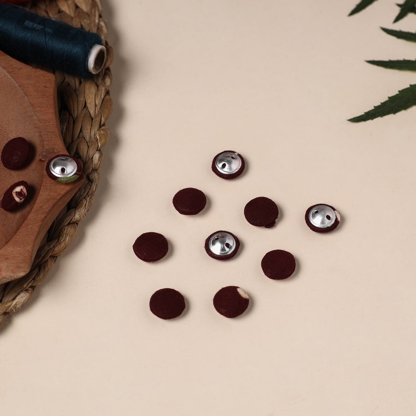 Buttonbaaz Handmade Fabric Button Small