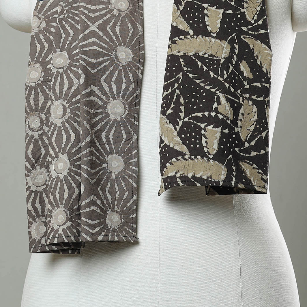 Patchwork Cotton Block Printed Stole 01 Online at iTokri.com