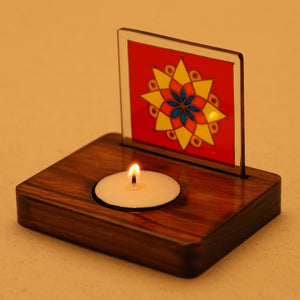 Mandala - The Madhubani T Light Holder