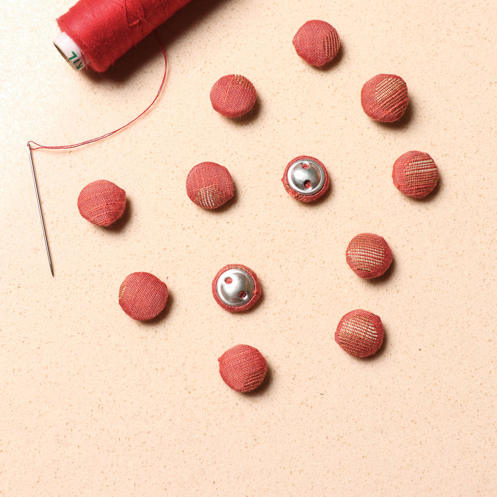Buttonbaaz Handmade Fabric Button