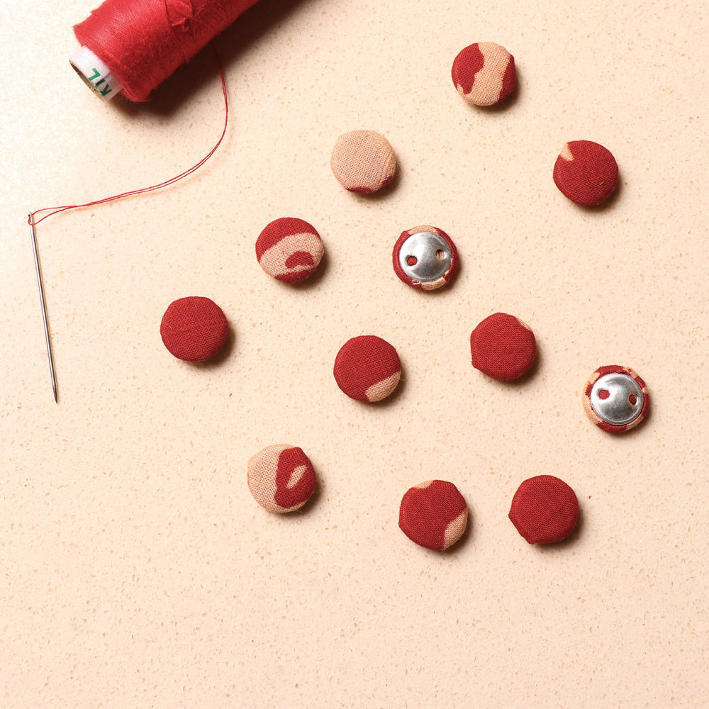 Buttonbaaz Handmade Fabric Button