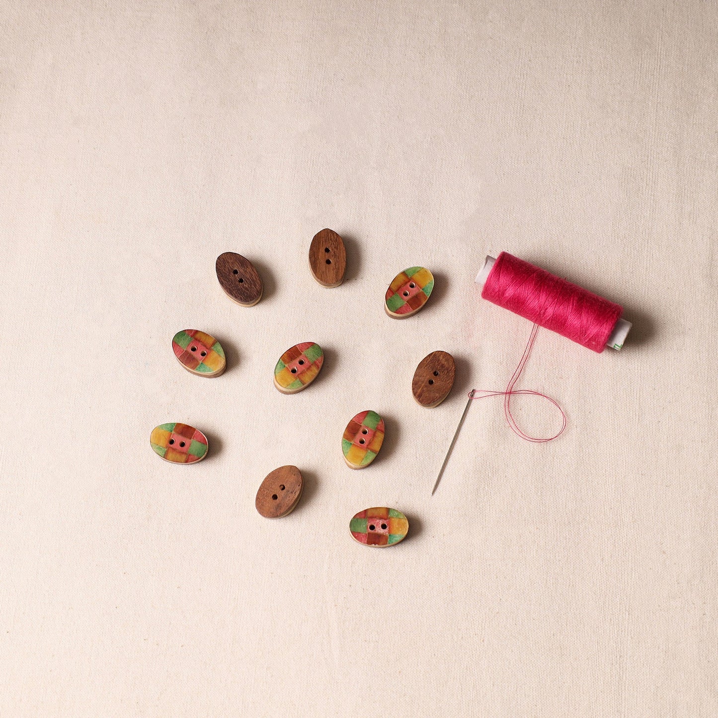 2.2cm Handmade Sambhal Clothing Button (Set of 10)