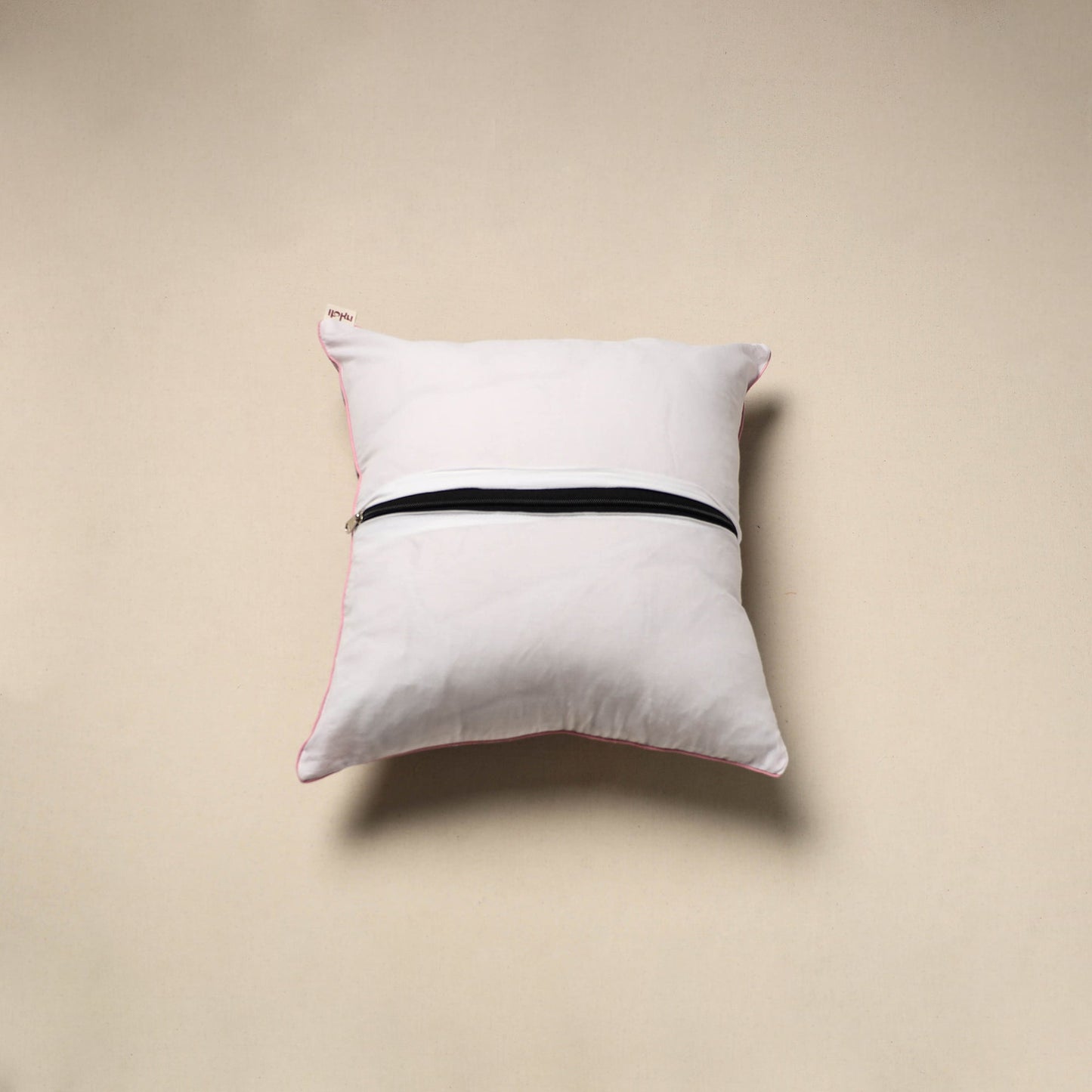 Cotton sanganeri cushion cover 147 - handcrafted