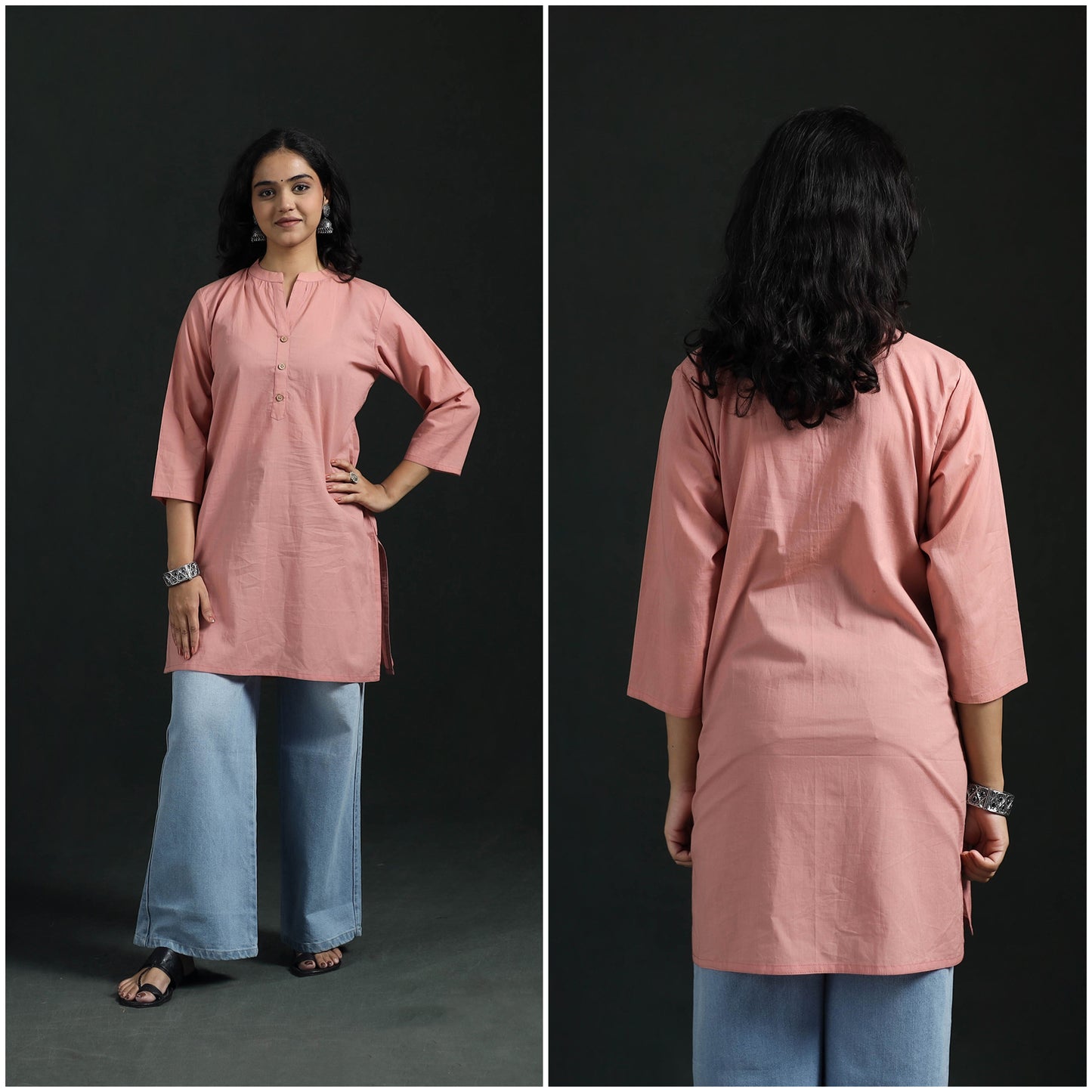 Plain Cotton Short Kurta for Women 27