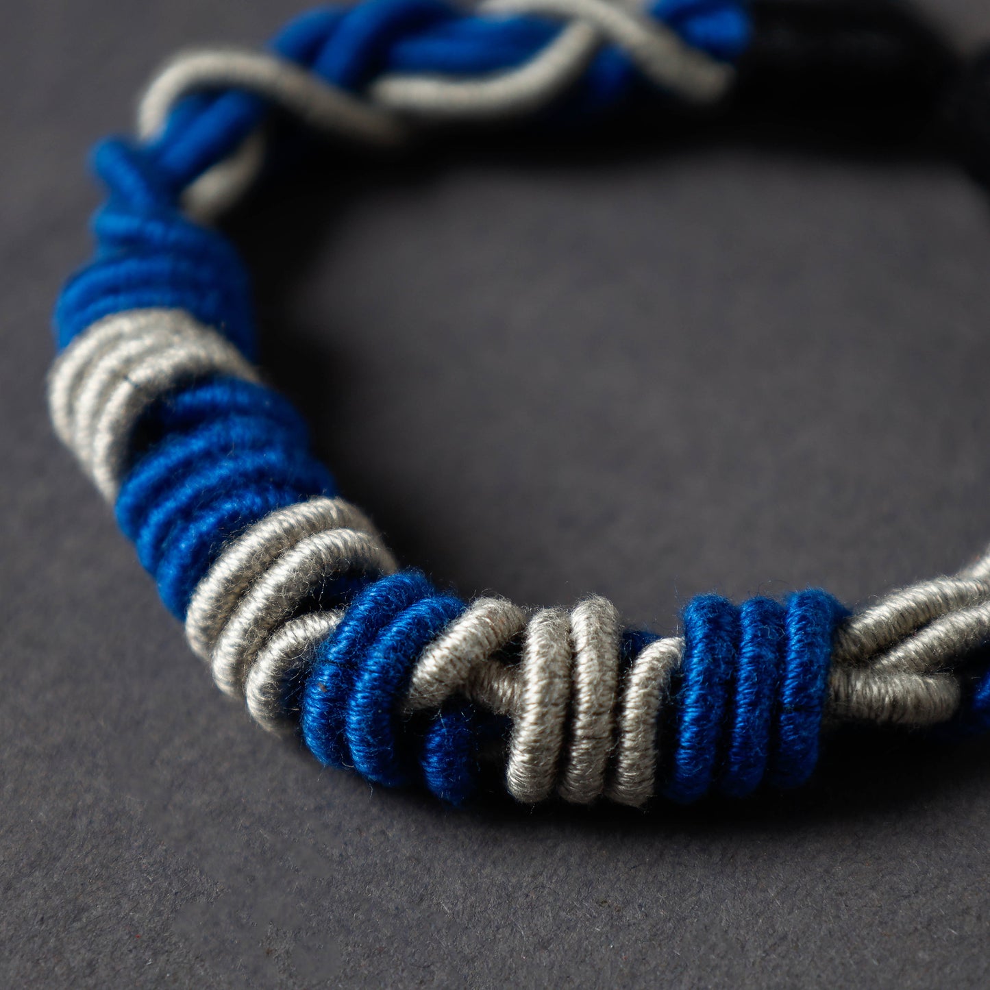 Buy Handcrafted Threadwork Wristband Bracelet by Miharu