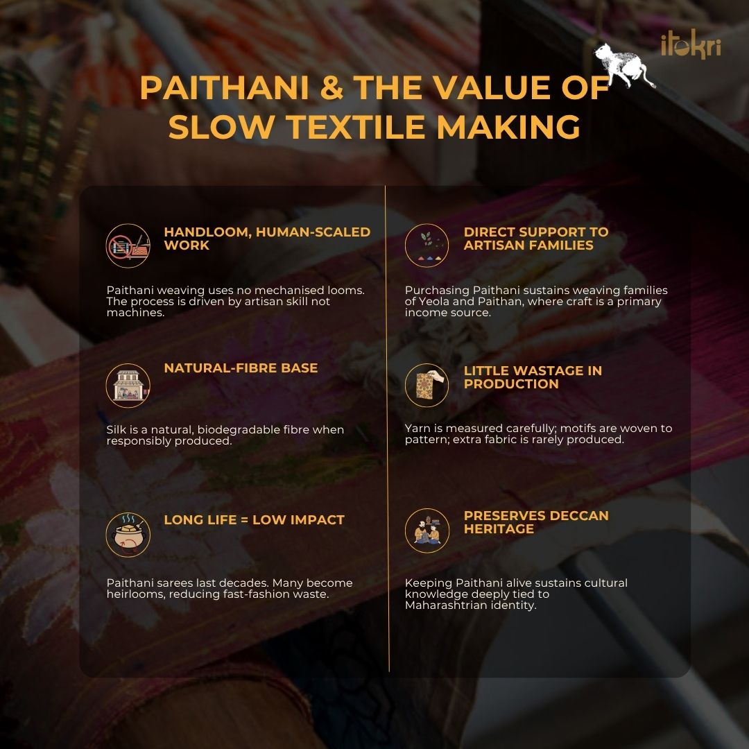 Red - Bangalore Silk Paithani Dupatta 01