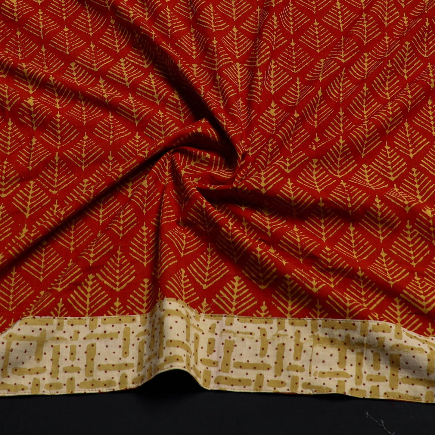 Buy Block Print Pipad Cotton Blouse Piece