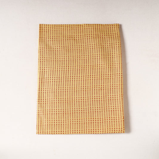 Yellow - Jacquard Prewashed Cotton Precut Fabric (1.4 meter) 19