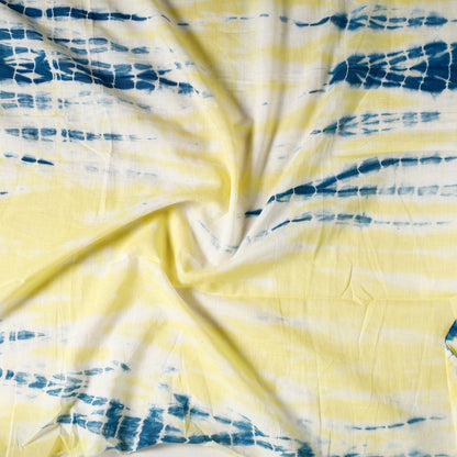 Yellow - Shibori Tie-Dye Cotton Precut Fabric (1.6 meter) 05