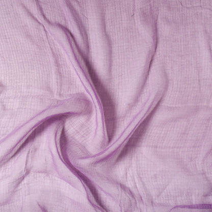 Purple - Kota Doria Weave Plain Cotton Precut Fabric (1.5 meter) 22
