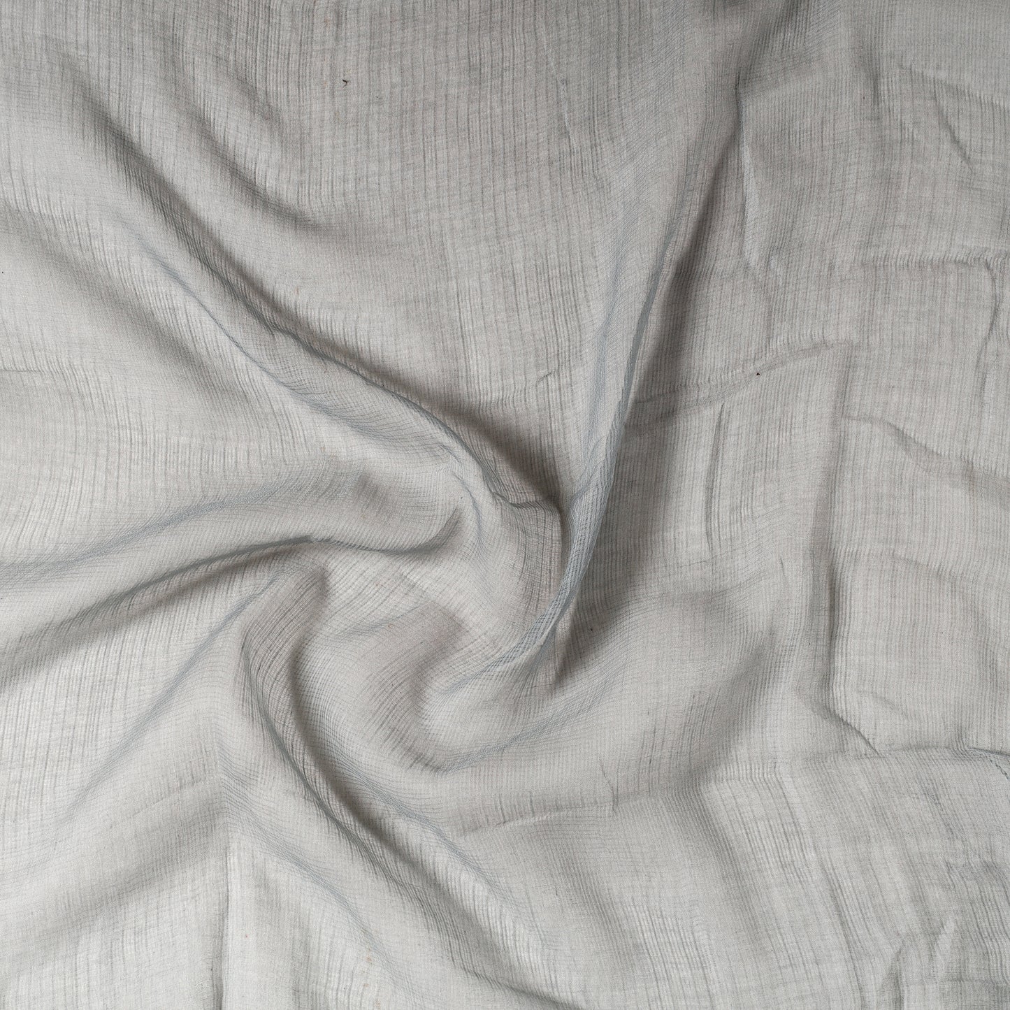 Grey - Kota Doria Weave Plain Cotton Precut Fabric (1.25 meter) 23