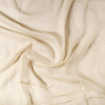 Beige - Kota Doria Weave Plain Cotton Precut Fabric (2 meter) 26