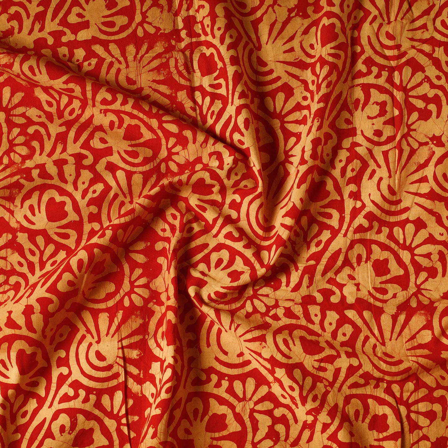 Hand Batik Printed Cotton Precut Fabric  (1.6 meter) 47