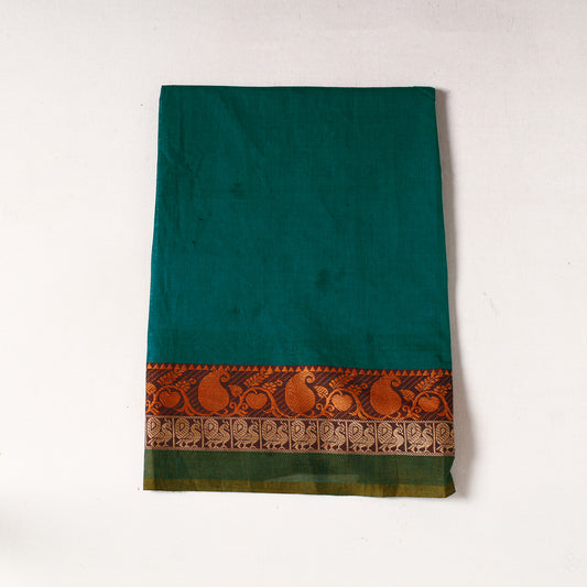 Kanchipuram Cotton Precut Fabric with Thread Border (0.8 meter) 40