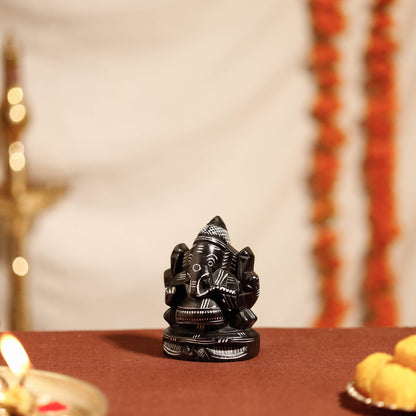 Chaturbhuja Ganesha Idol 