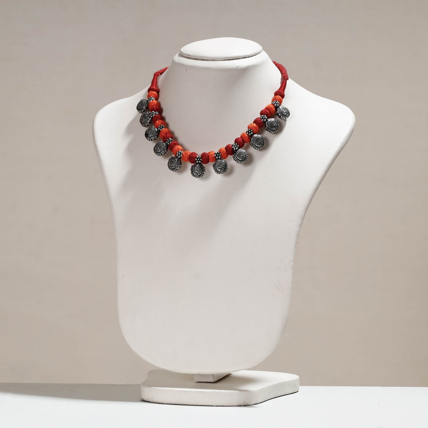 Patwa Thread & Bead Work Necklace by Kailash Patwa