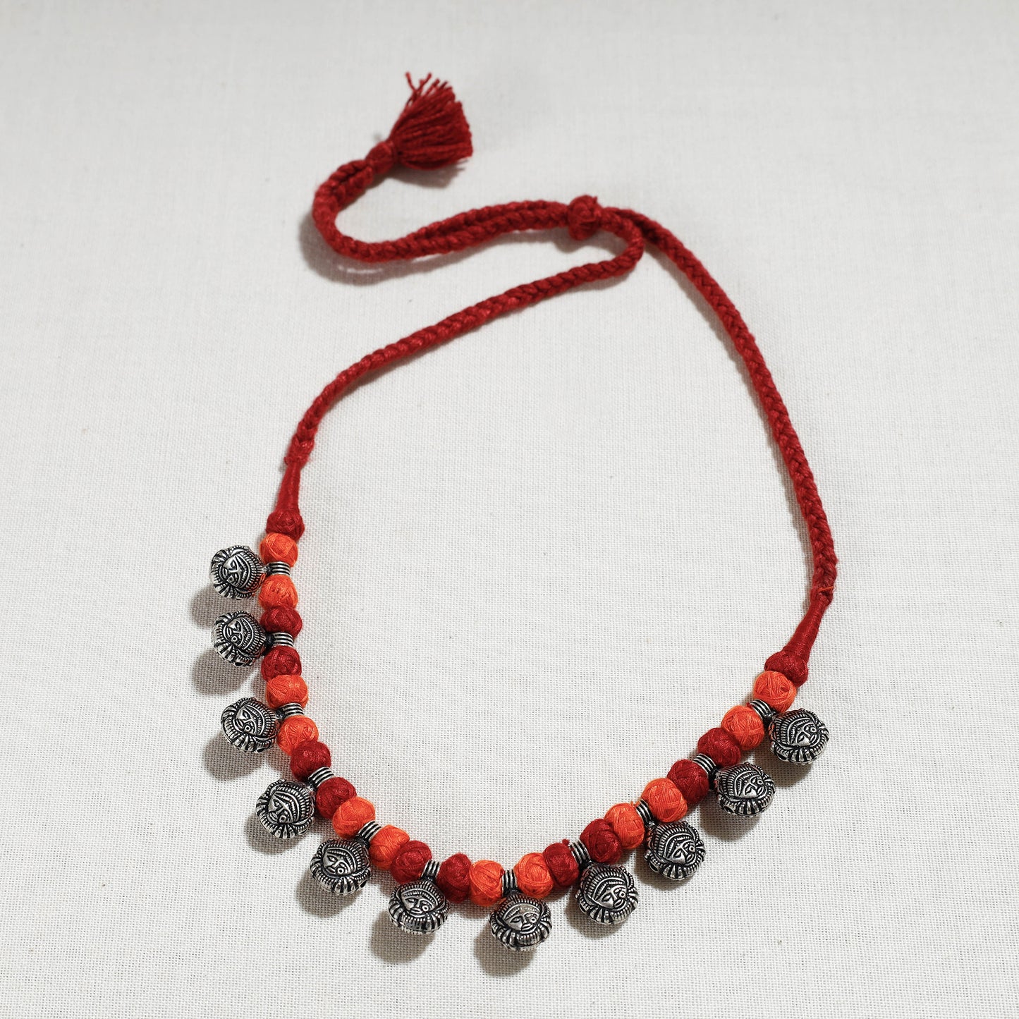 Patwa Thread & Bead Work Necklace by Kailash Patwa