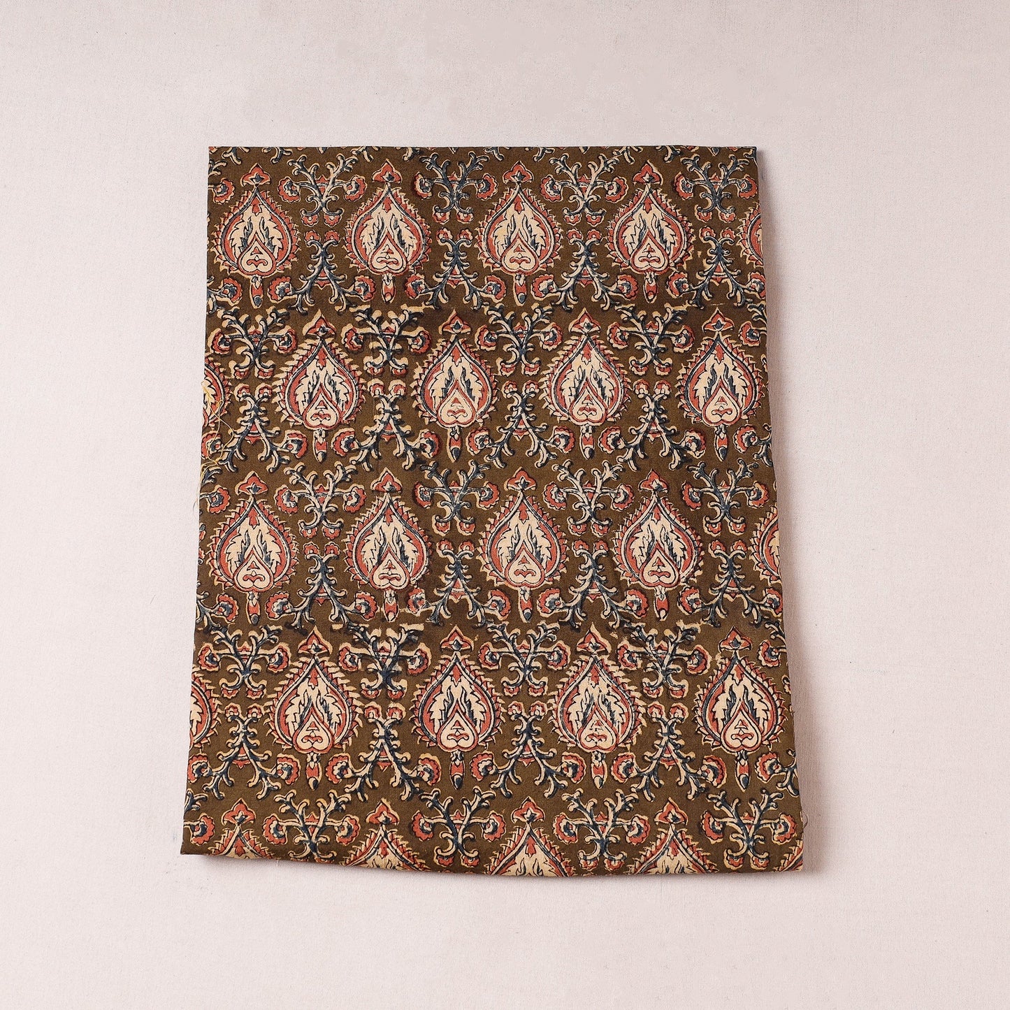 Kalamkari Block Printed Cotton Precut Fabric