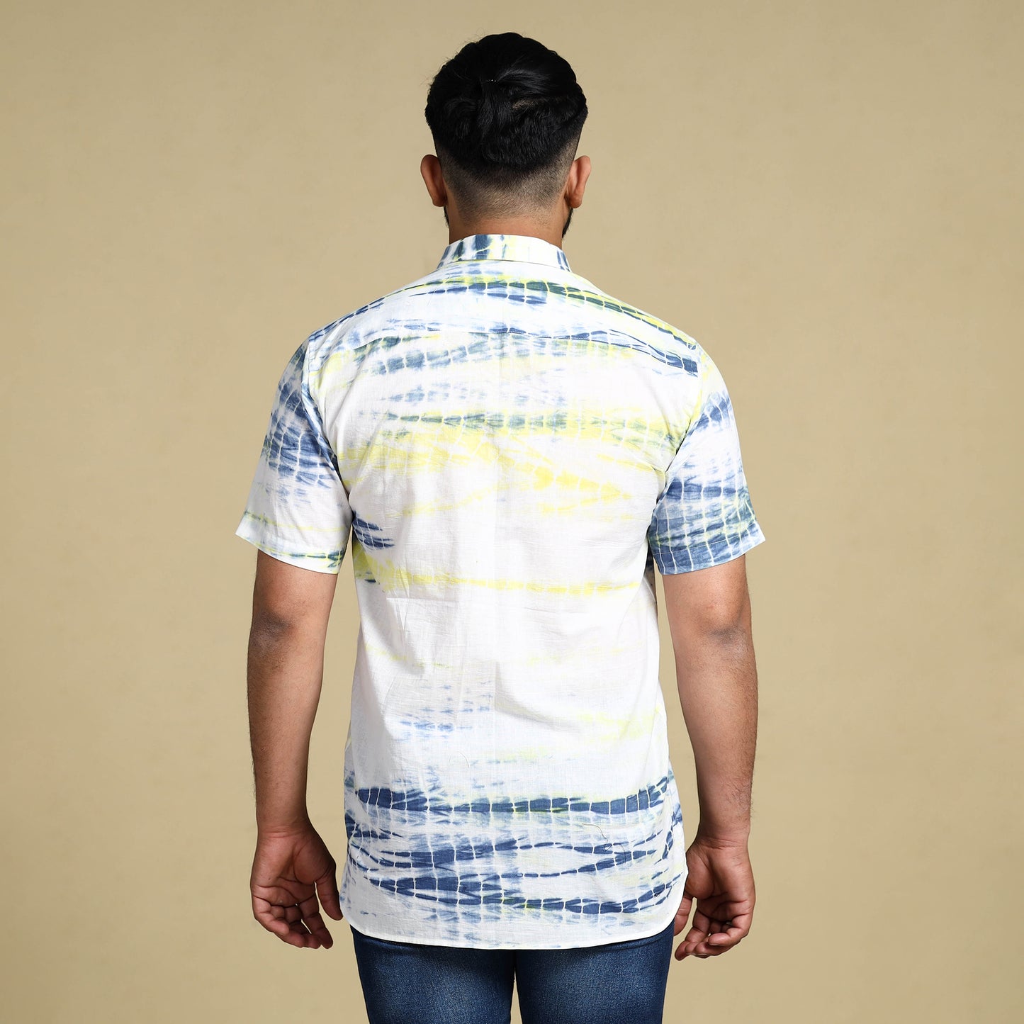 Shibori men shirt