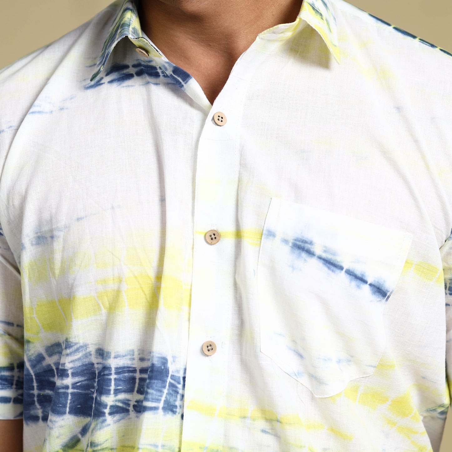 Shibori men shirt
