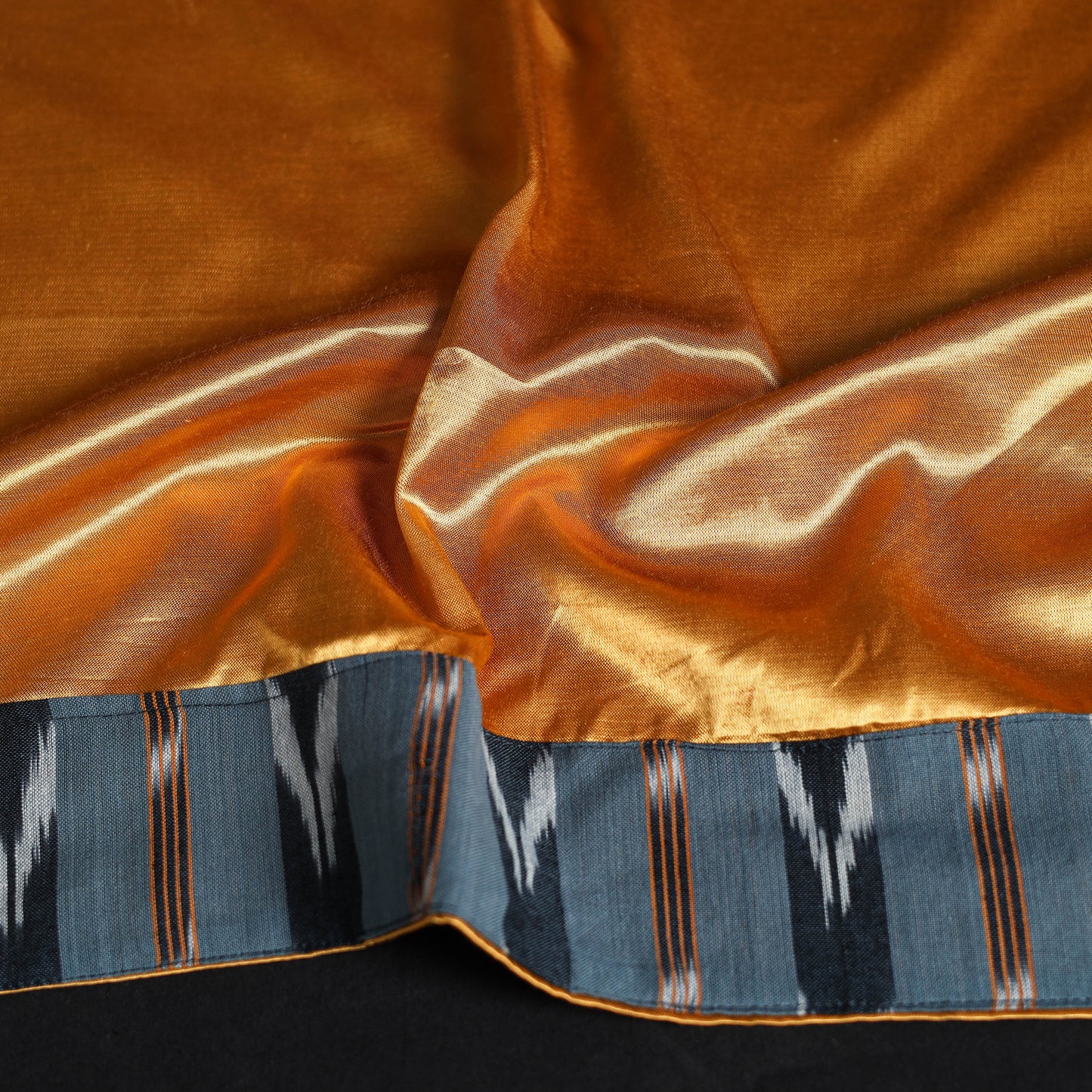 Yellow Plain Mashru Silk Blouse Piece