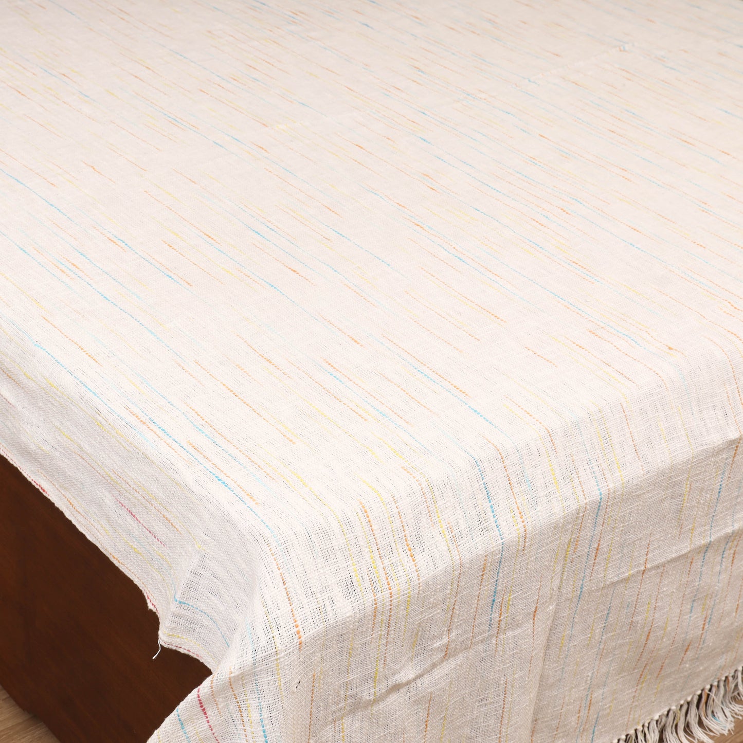 Bijnor Pure Handloom Cotton Double Bed Sheet (108 x 90 in) 03
