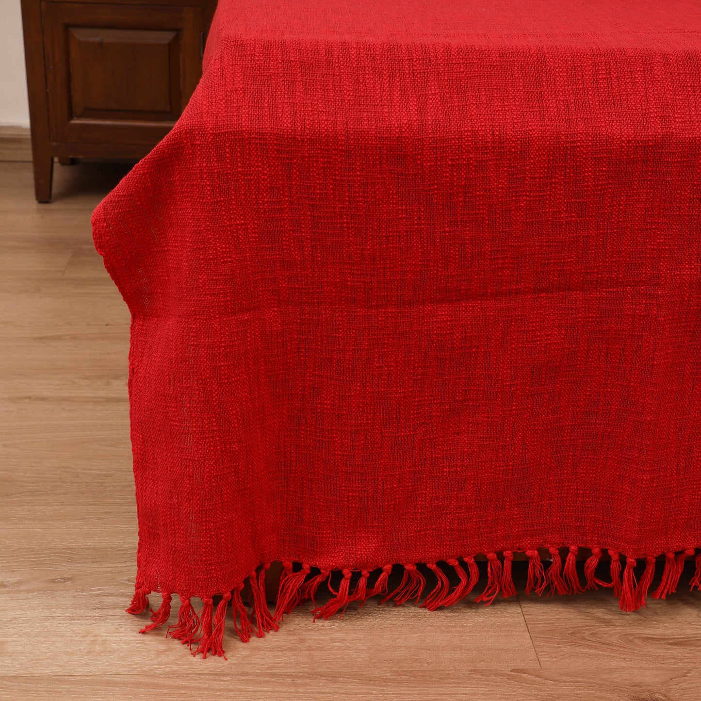 Bijnor Pure Handloom Cotton Double Bed Sheet (108 x 90 in) 07