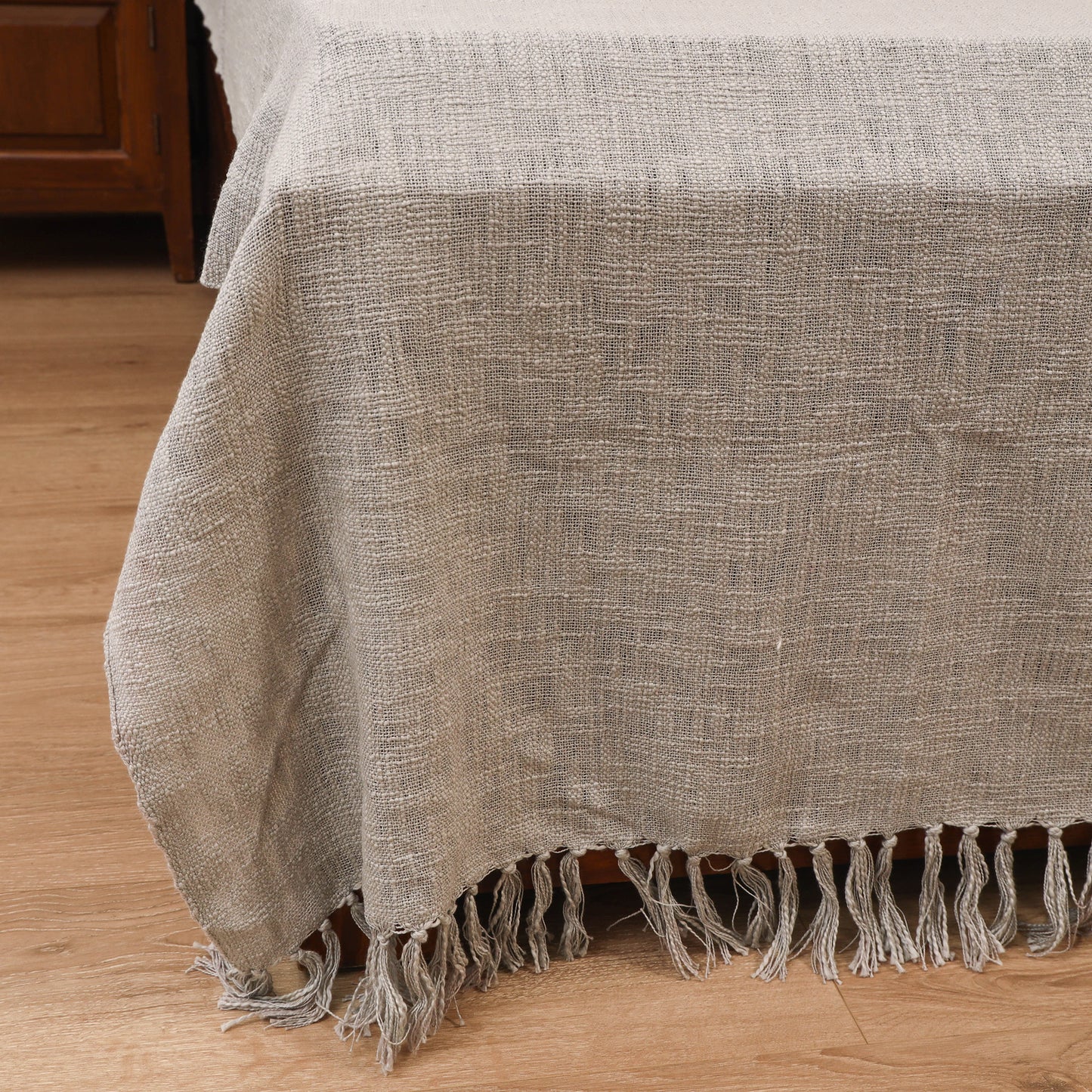 Bijnor Pure Handloom Cotton Double Bed Sheet (108 x 90 in) 08