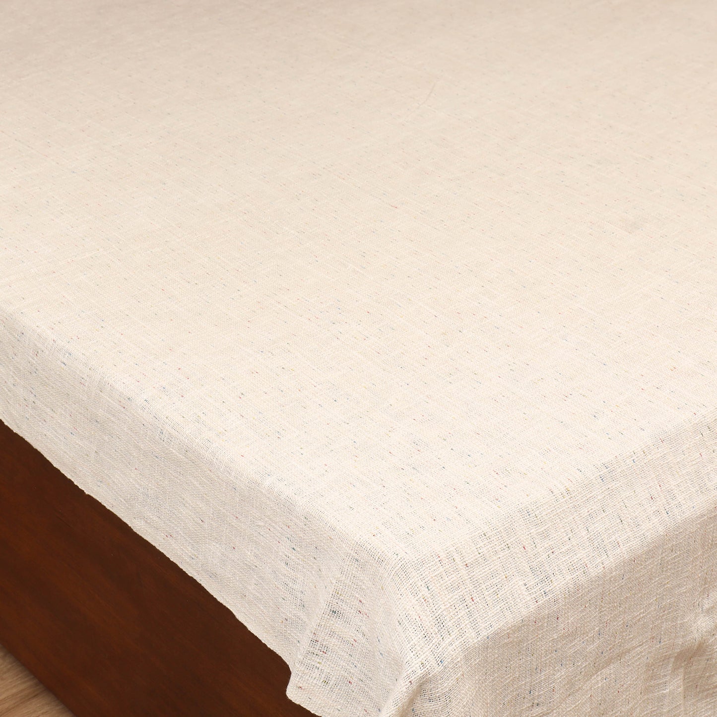 Bijnor Pure Handloom Cotton Double Bed Sheet (108 x 90 in) 09