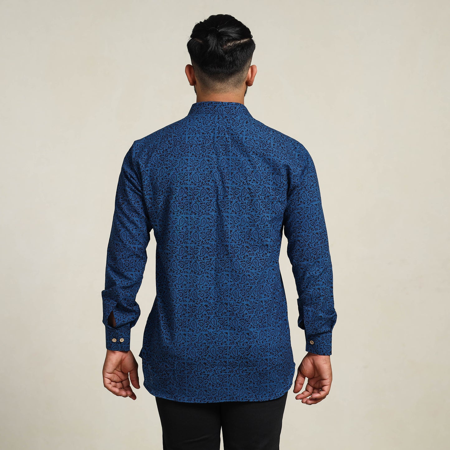 Block printed men shirt