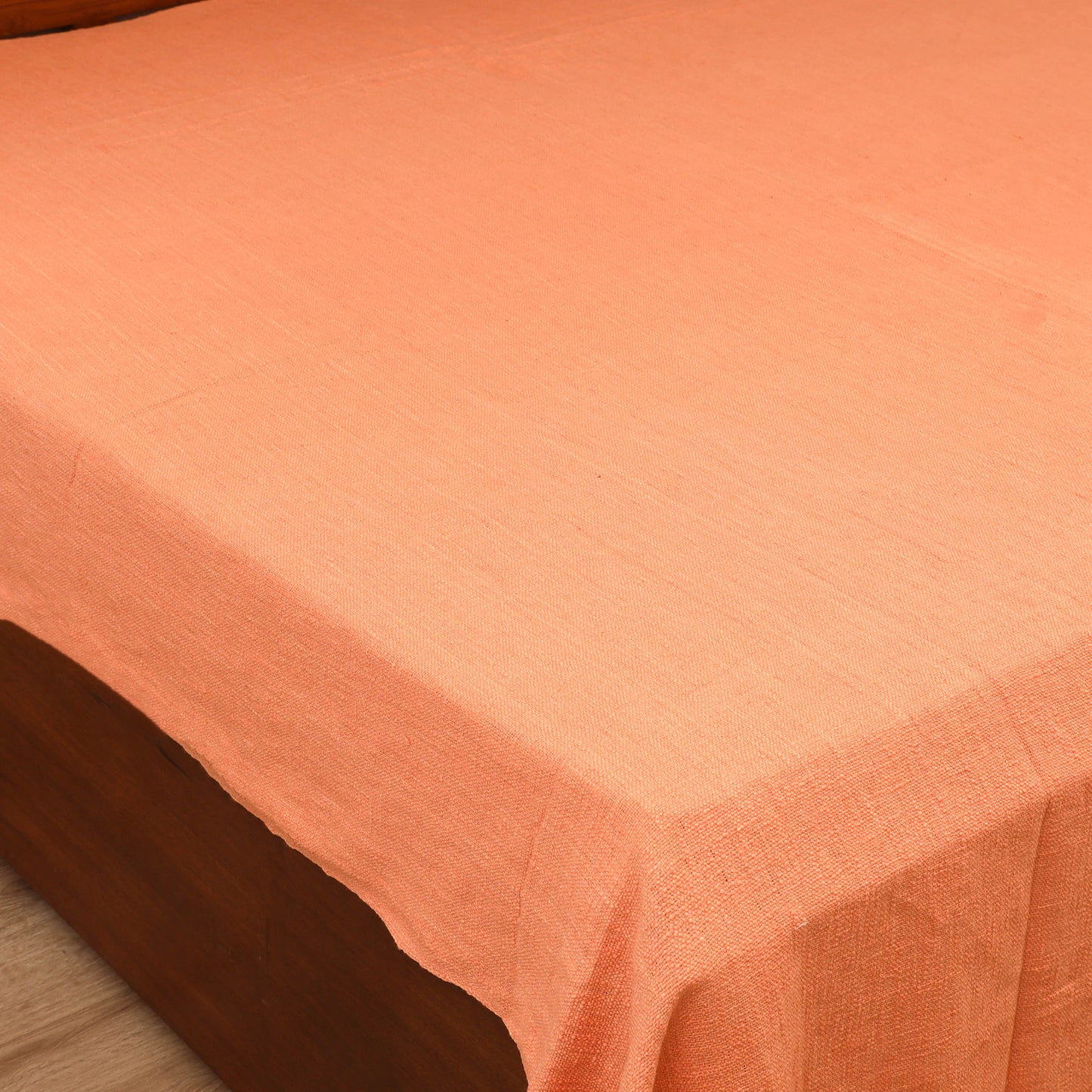 Bijnor Pure Handloom Cotton Double Bed Sheet (108 x 90 in) 11