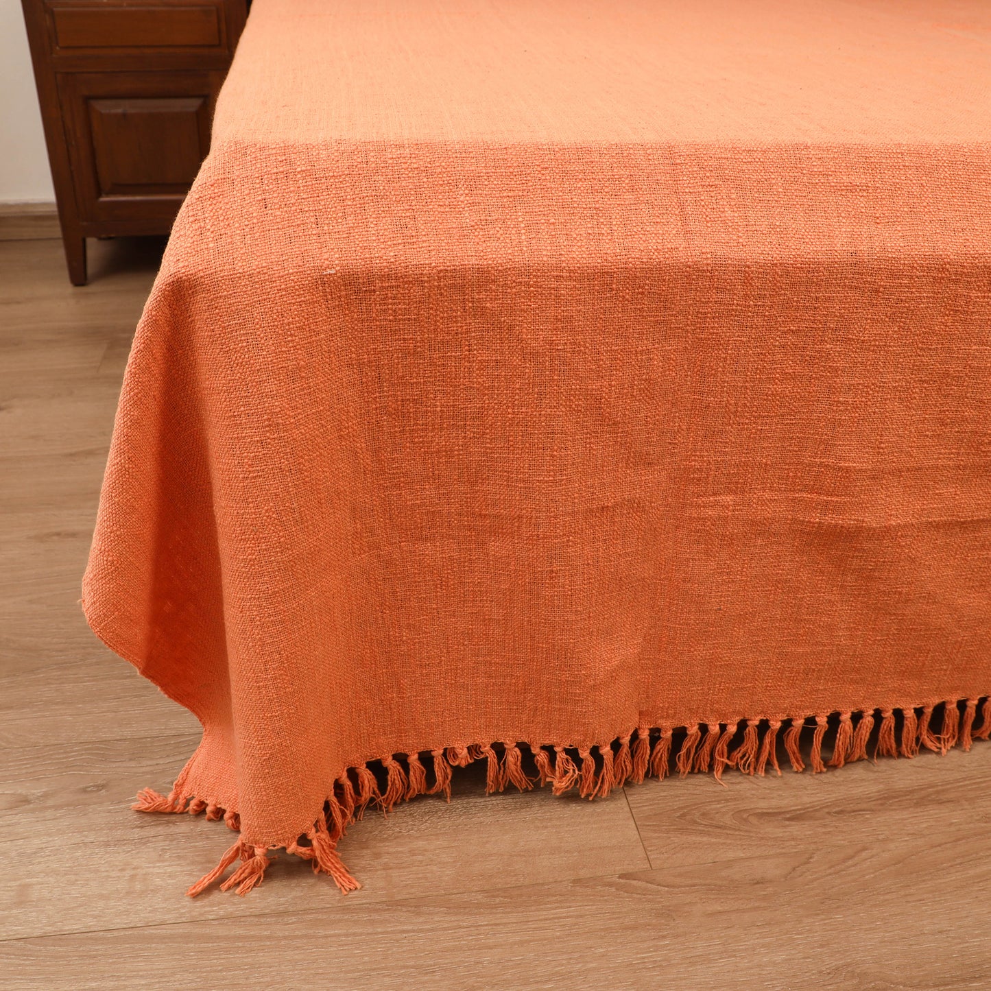 Bijnor Pure Handloom Cotton Double Bed Sheet (108 x 90 in) 11