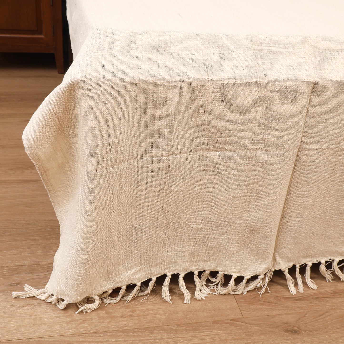Bijnor Pure Handloom Cotton Double Bed Sheet (108 x 90 in) 13