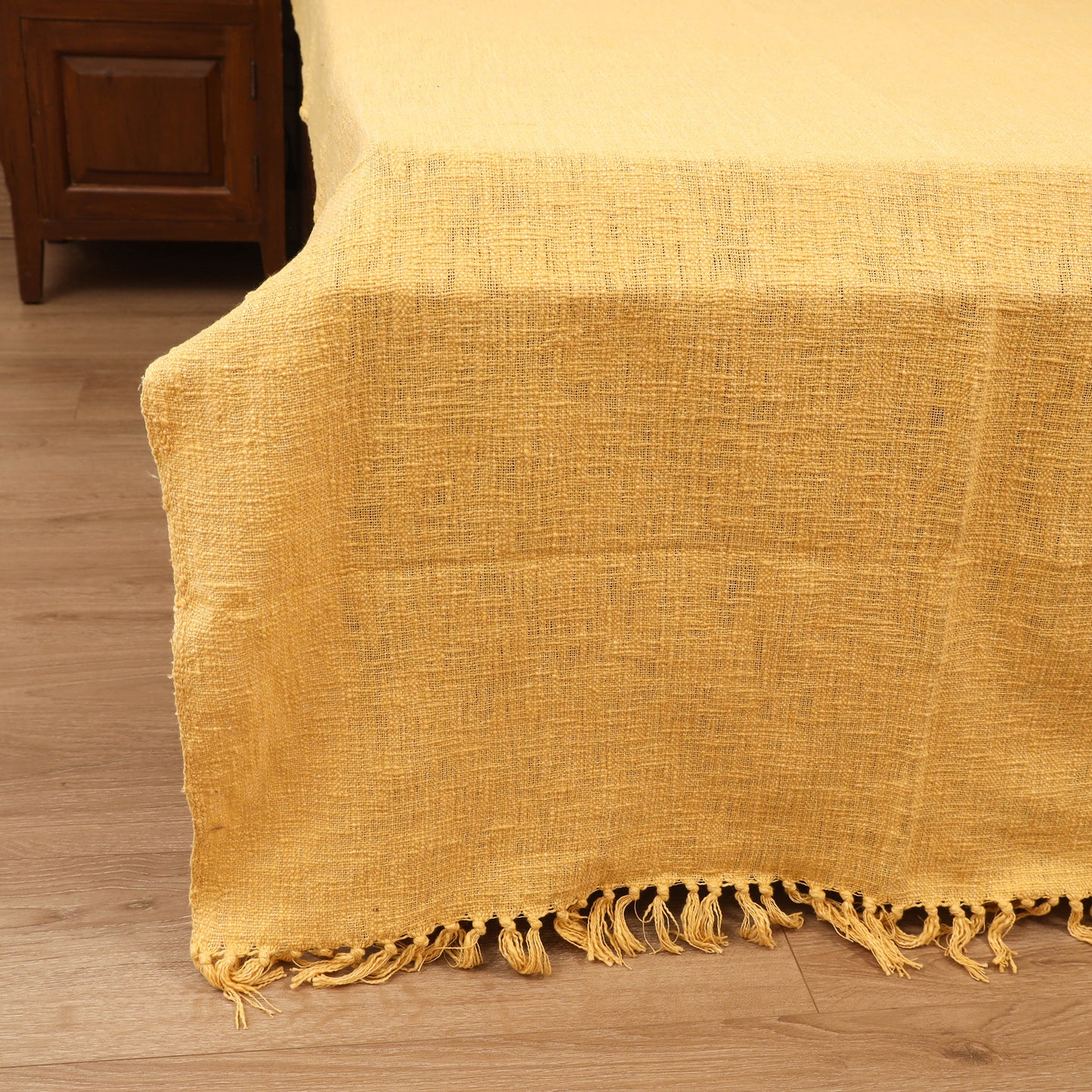 Bijnor Pure Handloom Cotton Double Bed Sheet (108 x 90 in) 14