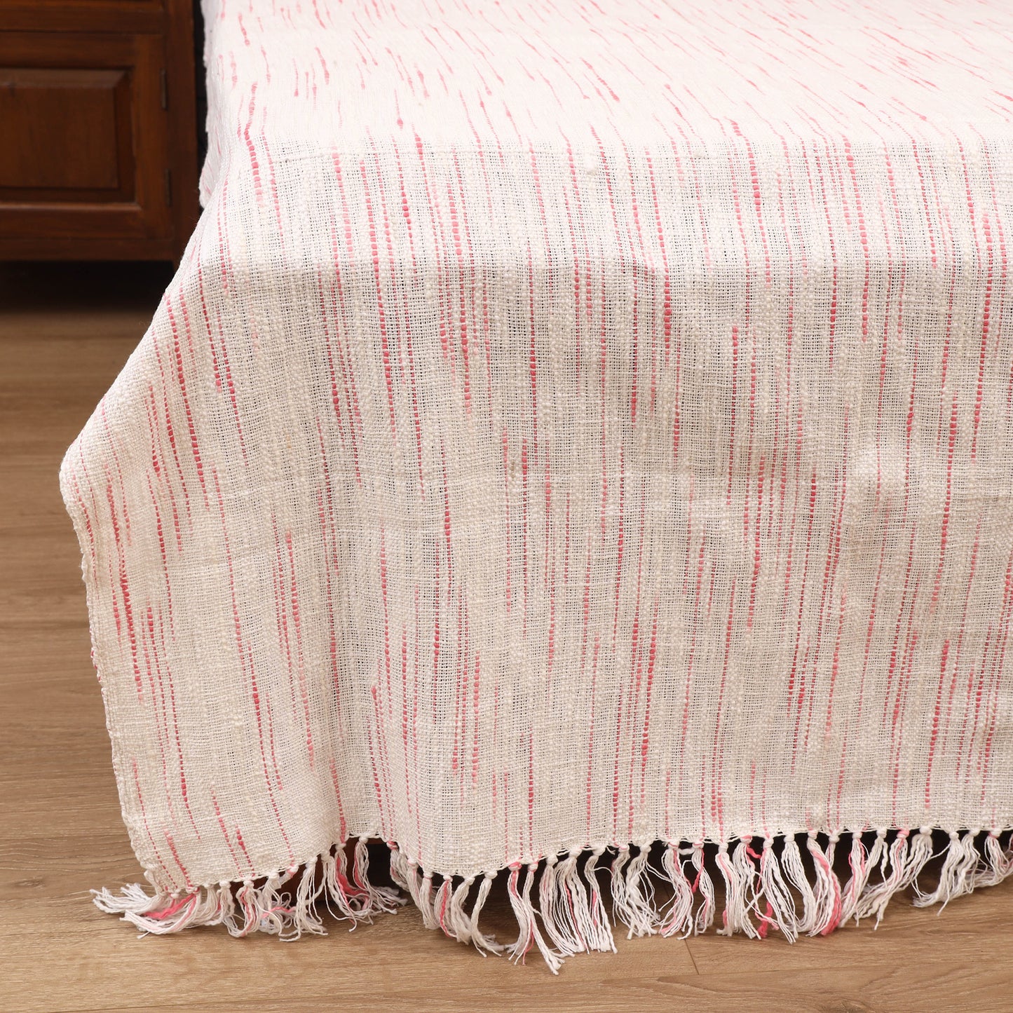 Bijnor Pure Handloom Cotton Double Bed Sheet (108 x 90 in) 16