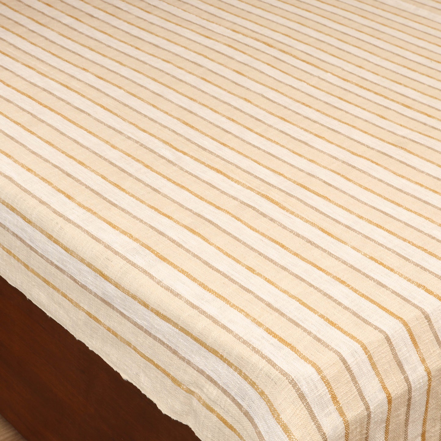 Bijnor Pure Handloom Cotton Double Bed Sheet (108 x 90 in) 18