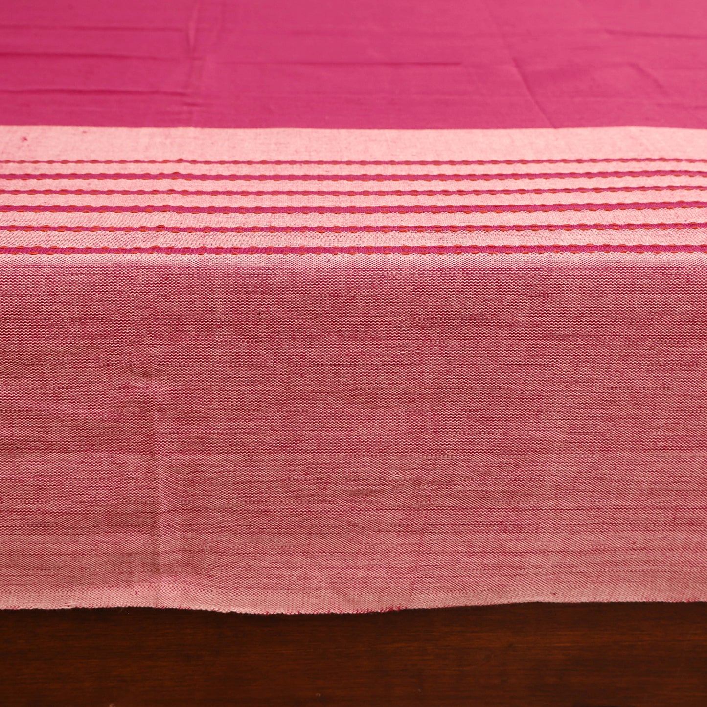 Bijnor Pure Handloom Cotton Double Bed Sheet (108 x 90 in) 34